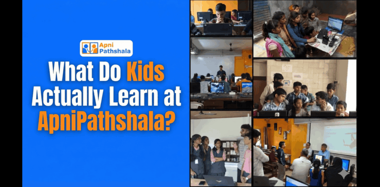 What Do Kids Actually Learn at Digital Learning Centers of ApniPathshala?
