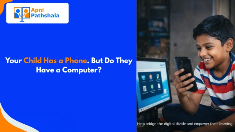 Your Child Has a Phone. But Do They Have a Computer?