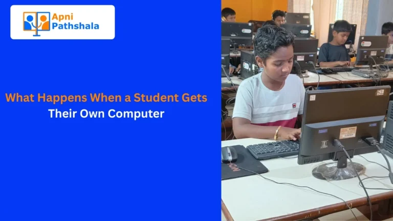 What Happens When a Student Gets Their Own Computer
