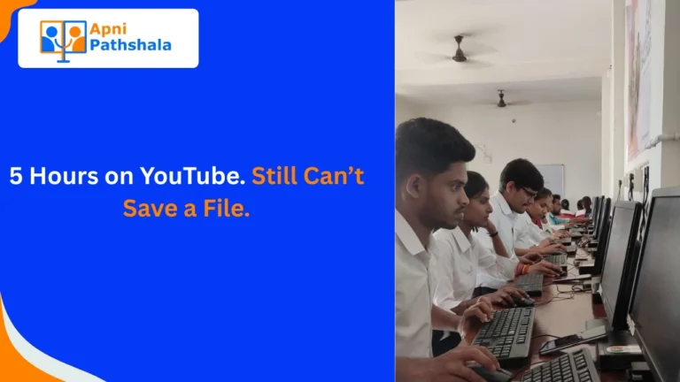 5 Hours on YouTube. Still Can’t Save a File.