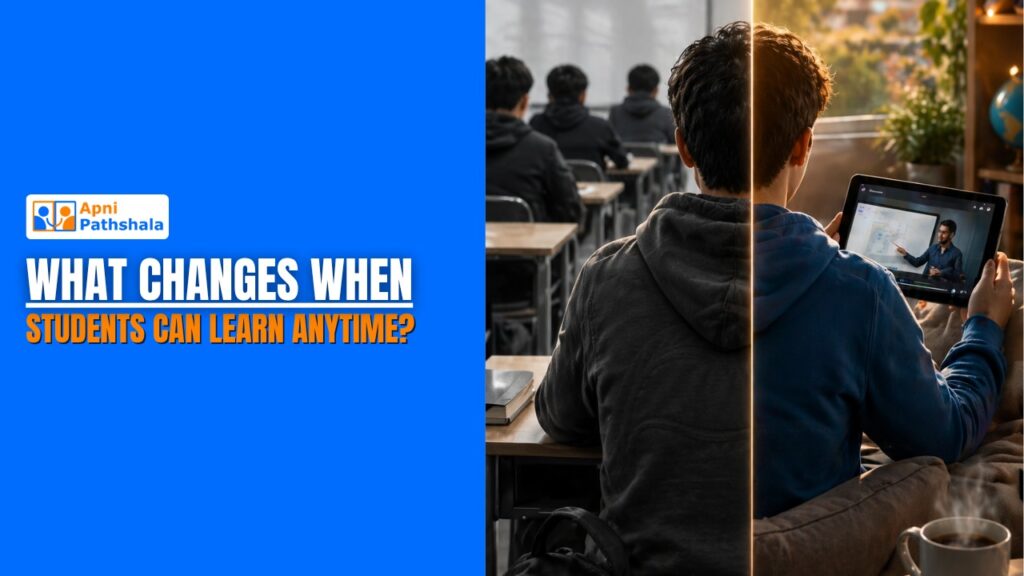 What Changes When Students Can Learn Anytime?