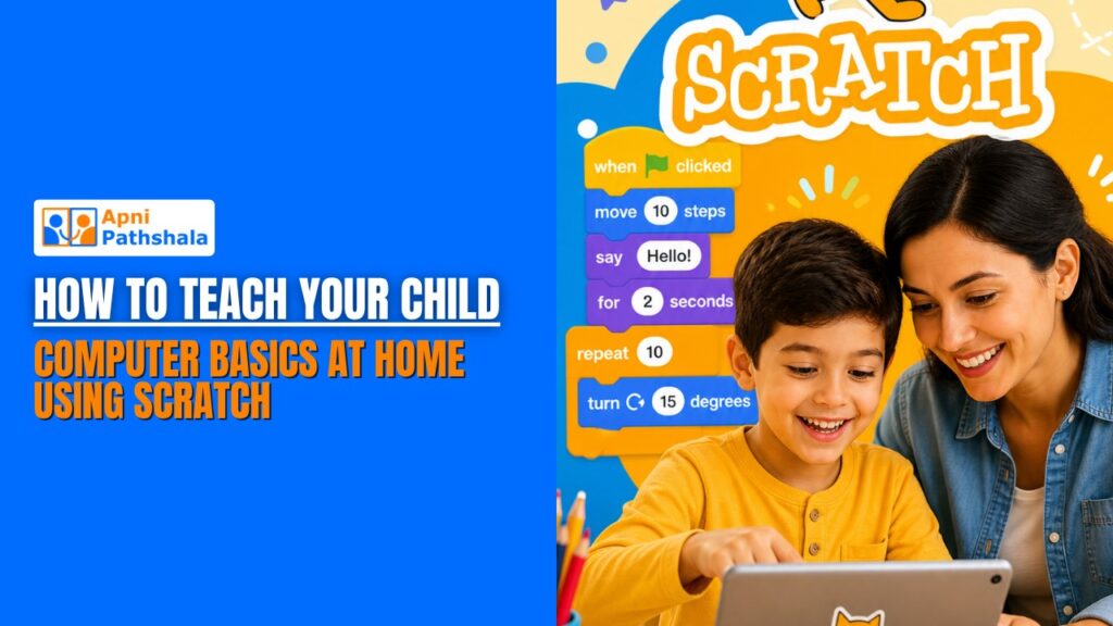 How to Teach Your Child Computer Basics at Home Using Scratch?