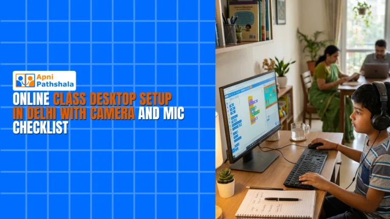 Online Class Desktop Setup in Delhi With Camera and Mic Checklist