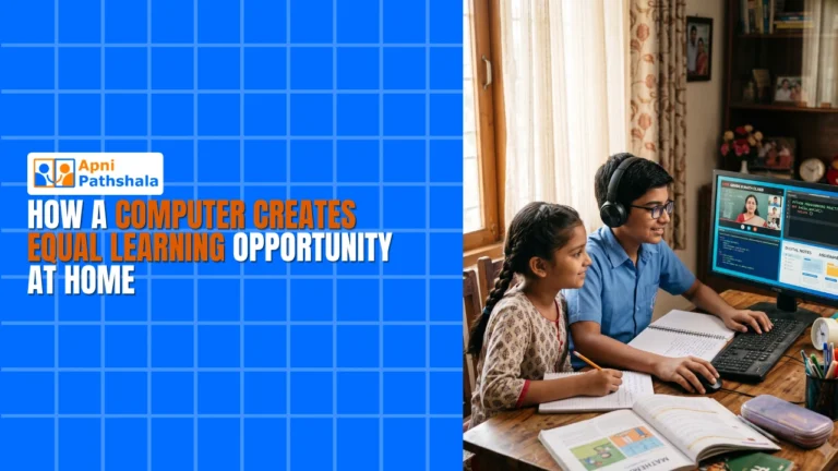 How a Computer Creates Equal Learning Opportunity at Home