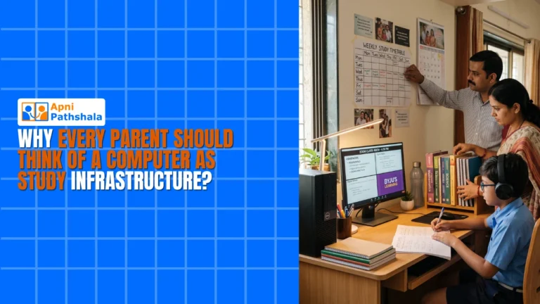 Why Every Parent Should Think of a Computer as Study Infrastructure