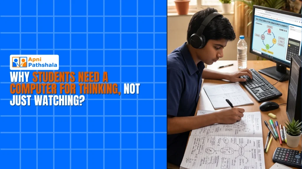 Why Students Need a Computer for Thinking, Not Just Watching?