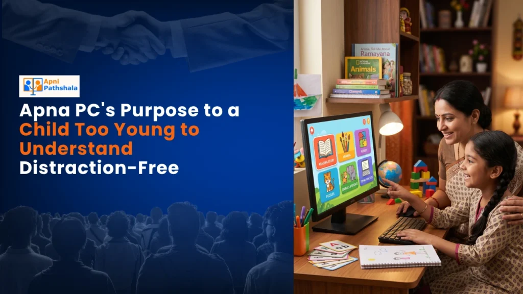 Apna PCs Purpose to a Child Too Young to Understand Distraction-Free