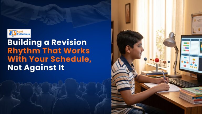 Building a Revision Rhythm That Works With Your Schedule, Not Against It