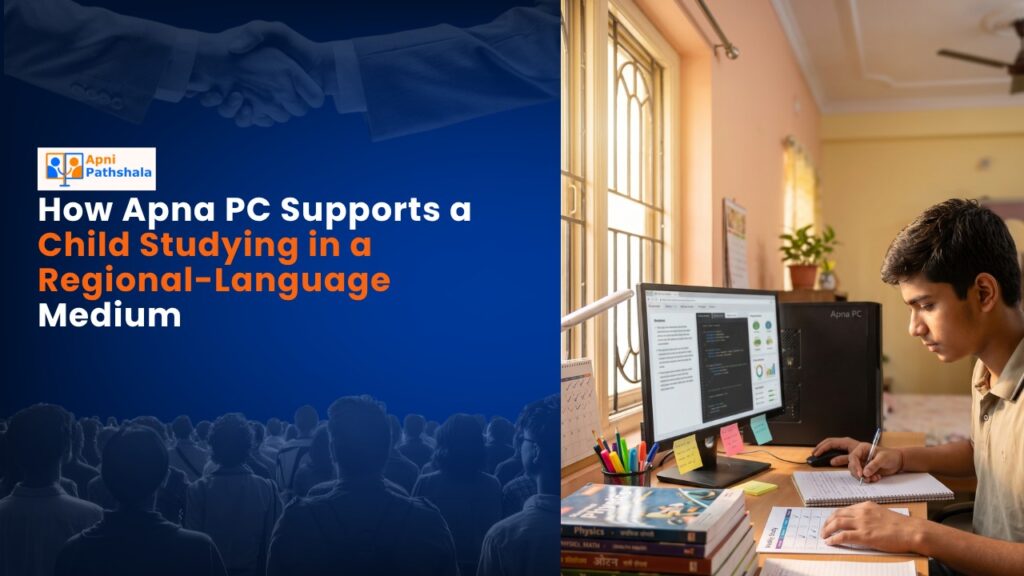 How Apna PC Supports a Child Studying in a Regional-Language Medium