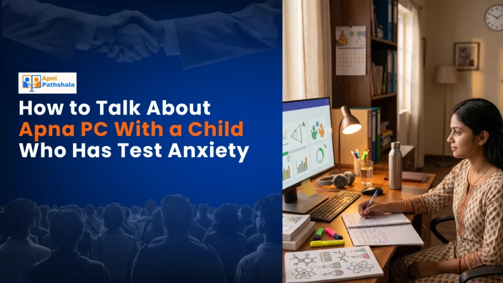 How to Talk About Apna PC With a Child Who Has Test Anxiety