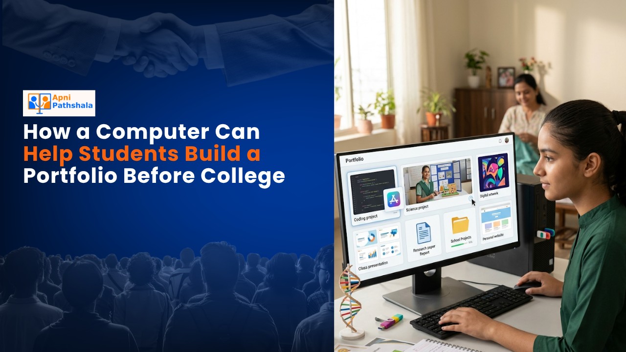 How a Computer Can Help Students Build a Portfolio Before College