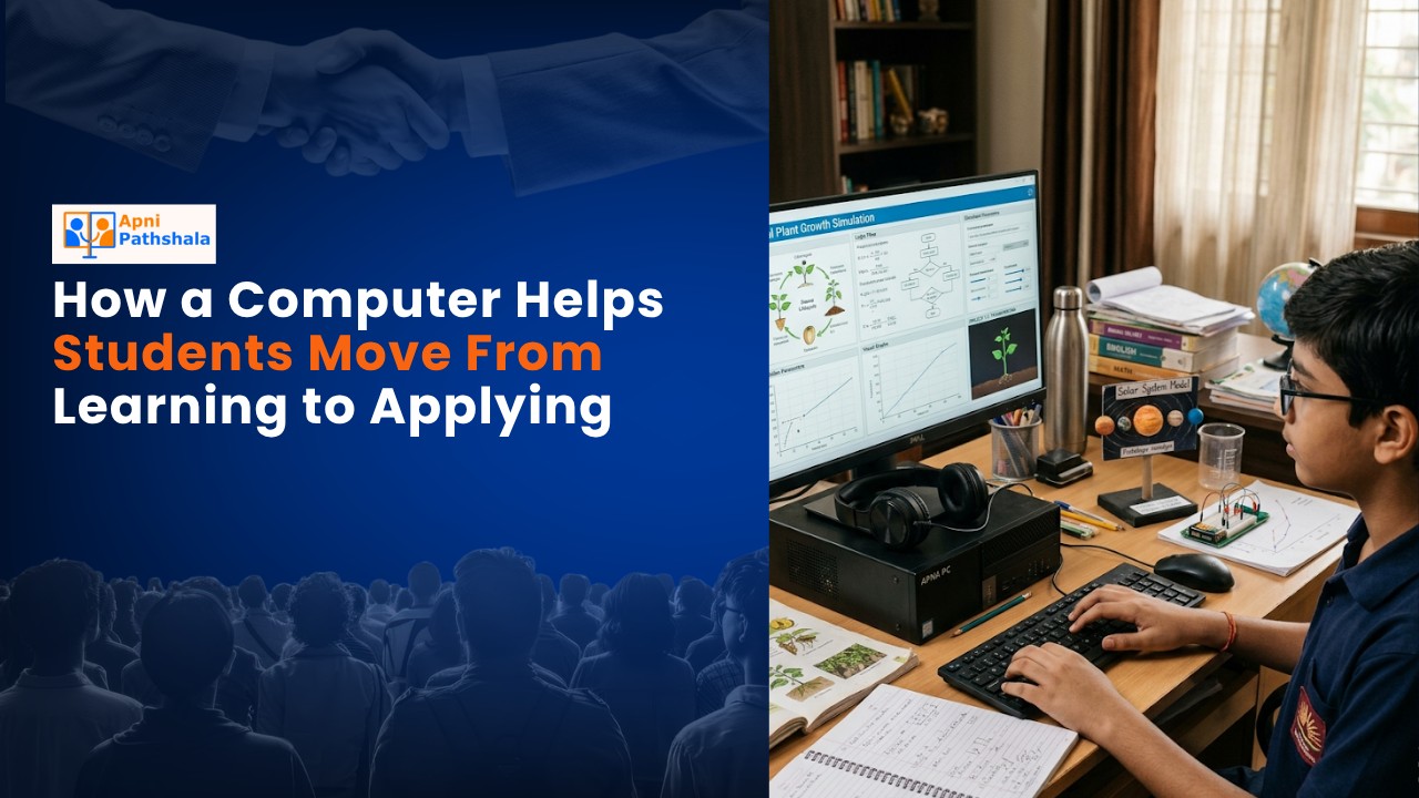 How a Computer Helps Students Move From Learning to Applying